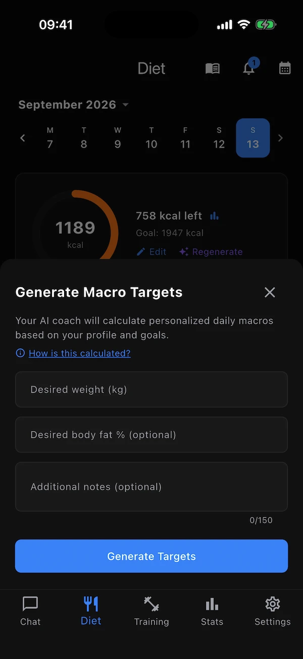 The Generate Macro Targets sheet